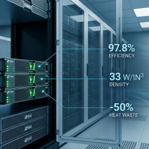 European Data Center Power Solutions: Mitigating Thermal Issues with 97.8% Effic